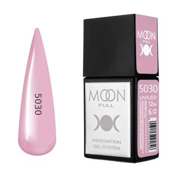 Гель-лак MOON FULL Amazing Color Gel polish №5030 бежево-рожевий, 12 мл