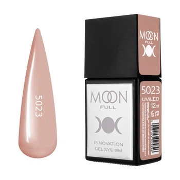 Гель-лак MOON FULL Amazing Color Gel polish №5023 натуральный телесный, 12 мл