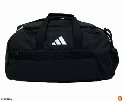 Спортивна сумка з Cordura на 40 л з вентильованим відділенням для взуття, чорна