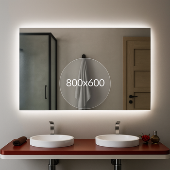 Зеркало прямоугольное Art-com с фоновой подсветкой 600х800 мм БРЛ 20 С