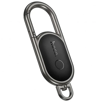 Брелок Hoco E91J Tiger Anti-Lost розумний карабін для пошуку речей (ключів) 230 мАг Bluetooth Чорний