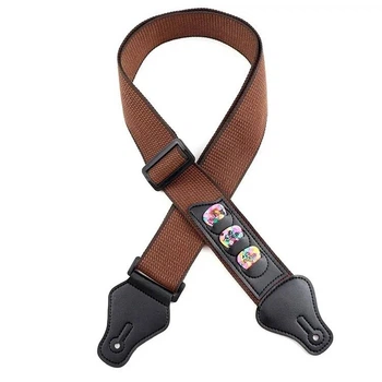 Ремінь до гітари Alfabeto STRP3030-BR (Brown)