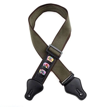 Ремінь до гітари Alfabeto STRP3030-GR (Dark Green)