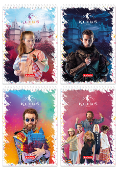 Набір блокнотів Herlitz  А6 Kleks в квадрат, 40 аркушів, 70 г/кв.м (5905647405148)