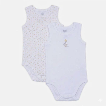 Боди 2 шт унисекс Chicco 090.11291.034 86 см Белый
