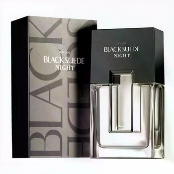 Мужская туалетная вода Black Suede Night Avon 75 мл Для Него, For Him