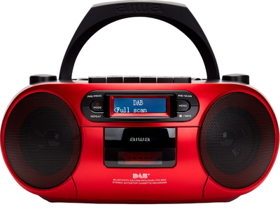 Магнітола Aiwa Boombox BBTC-660DAB/RD Red (8435256897722) (955555909441337) - Уцінка
