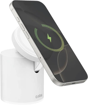 Ładowarka bezprzewodowa SBS 2-w-1 15 W (8018417490996)