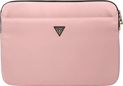 Etui na laptopa Guess Nylon Triangle Logo 13" Pink (GUCS13NTMLLP)