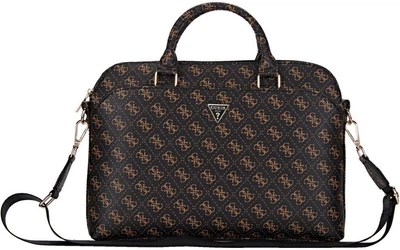 Torba na laptopa Guess New 4G Zipper Pocket Triangle Logo 15" Black (GUCB15PG4TGNK)