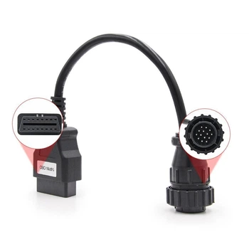 Переходник OBD2 Mercedes Benz Sprinter, VW LT 14 pin для подключения диагностики к авто MB Sprinter, VW LT (14pin - 16pin) Полная распиновка