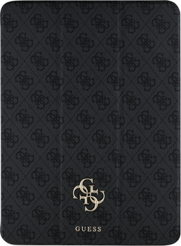 Etui z klapką Guess Magnetic 4G Big Logo do Apple iPad Air 13" 2024/2025 Black (GUFC13RM24PS4SGK)