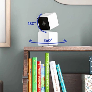 Wi-Fi камера видеонаблюдения 1080p HD поворотная для внутреннего и уличного использования WYZE Cam Pan v3 белая