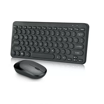 Набор беспроводная мини клавиатура и мышка USB черный универсальная Wireless 902