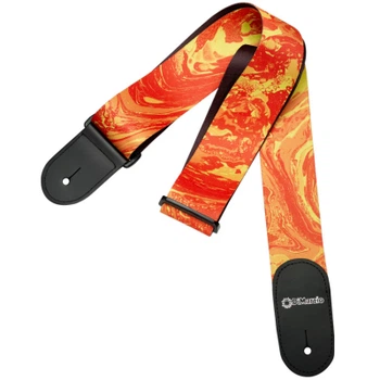 Ремень для гитары DiMarzio Steve Vai Print Orange Universe (DD3145)