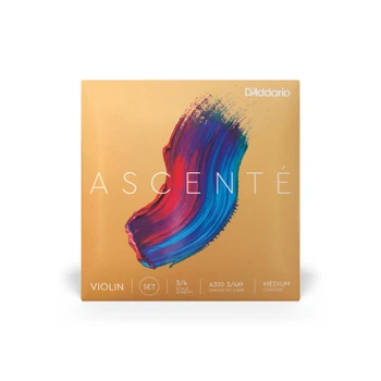 Струны для скрипки D'Addario Ascente Violin String Set 3/4 Scale Medium Tension (A310 3/4M)
