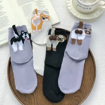 Набор носков собаки с яйцами 3D подарочный набор goldendog 4 пары 35-39р (Vl 147)