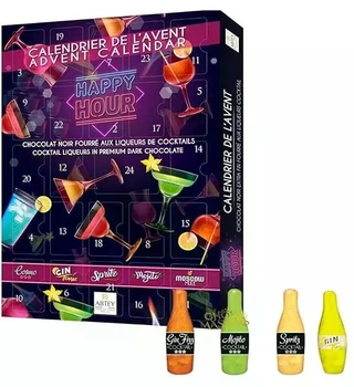 Адвент-календар з шоколадними цукерками Advent Calendar Abtey (із коктейлями) 275 г