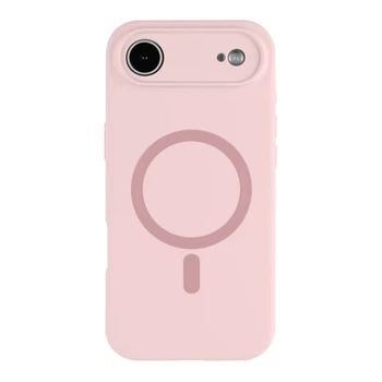 Чохол Premium Glow Silicone Case Full Camera with Magsafe для iPhone 17 Air Pink