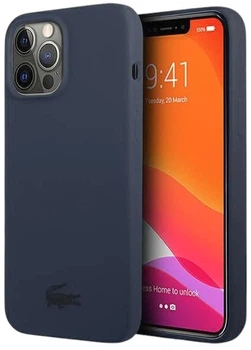 Etui Lacoste do iPhone 13 Pro Max Silicone navy (LCHCP13XSV)