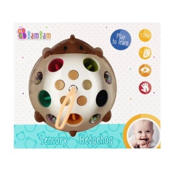 Сенсорна розвиваюча іграшка брязкальце Їжачок Bam Bam, 569048