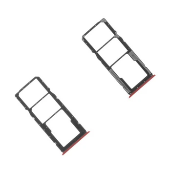 Держатель SIM-карты Xiaomi Redmi 8, С разъемом на карту памяти, Красный - 199213