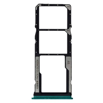 Держатель SIM-карты Xiaomi Poco C75, С разъемом на карту памяти, Голубой - 627553