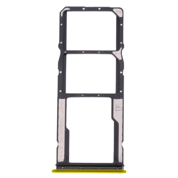 Держатель SIM-карты Xiaomi Poco M5s, С разъемом на карту памяти, Желтый - 555540