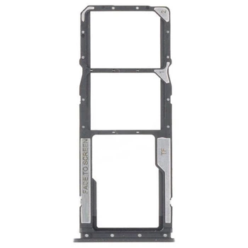 Держатель SIM-карты Xiaomi Poco M5, С разъемом на карту памяти, Черный - 355134