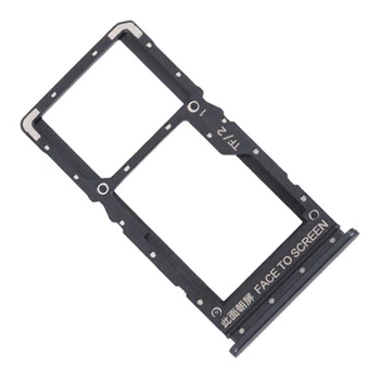 Держатель SIM-карты Xiaomi Redmi Note 10 5G, С разъемом на карту памяти, Серый - 281154
