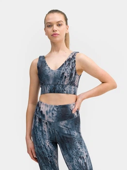 Спортивний топ для фітнесу жіночий 4F Sport Bra F033 4FSS23USBAF033-34A XS Синій (5904698107407)
