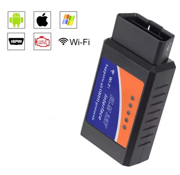 Wi-Fi сканер для диагностика авто ELM327 V1.5 OBD2 Беспроводной диагностический сканер для авто