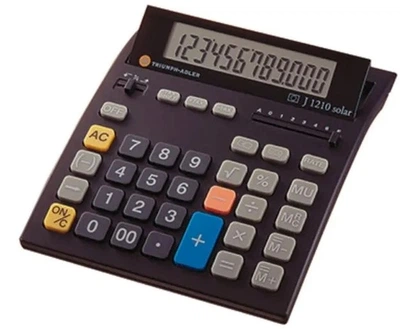 Калькулятор Triumph-Adler офісний з дисплеєм 12 цифр 1 рядок (8020334166816)