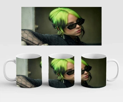 Керамическая чашка кружка с принтом Billie Eilish | Билли Айлиш 330 мл (#04)