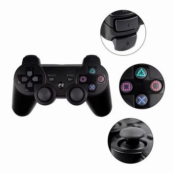 Джойстик P3 беспроводной для PlayStation 3 с вибрацией удобный для геймеров длинных игровых сессий