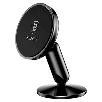 Держатель Baseus магнитный антискольжение для смартфонов черный