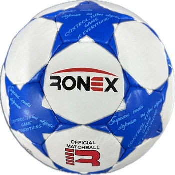 М'яч футбольний синій Ronex Grippy FN2