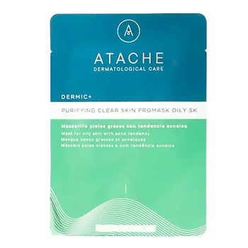 Очищающая маска для кожи склонной к акне Atache Dermic+ Purifying Clear Skin Promask Oily SK 1 шт
