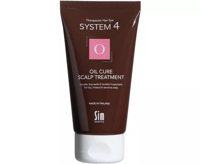 Пілінгова маска для очищення шкіри голови Sim Sensitive S4 Oil Cure 75 мл