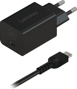 Зарядний пристрій Lenovo GaN Nano 65W Adapter Black (G0A6GN65EU)