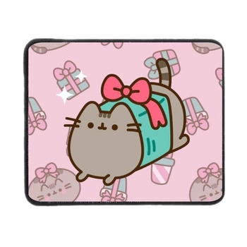 Игровая поверхность Коврик для мышки с оверлоком Pusheen Пушин 180х220 мм (ПУ000077)