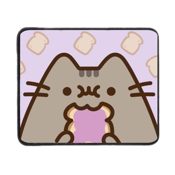 Игровая поверхность Коврик для мышки с оверлоком Pusheen Пушин 180х220 мм (ПУ000081)
