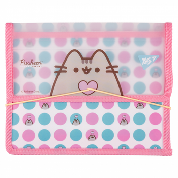 Папка для тетрадей на резинке пластиковая Yes Pusheen Heart В5