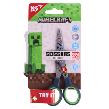 Ножницы Yes Minecraft 13см с принтом на лезвии