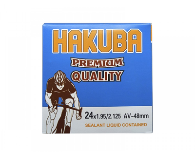 Антипрокольная камера с жидкостью 24 x 1.95/2.125 AV 48MM, Hakuba