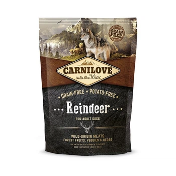 Корм сухий Carnilove Adult Raindeer для дорослих собак усіх порід з північним оленем 1,5 кг 8595602508891