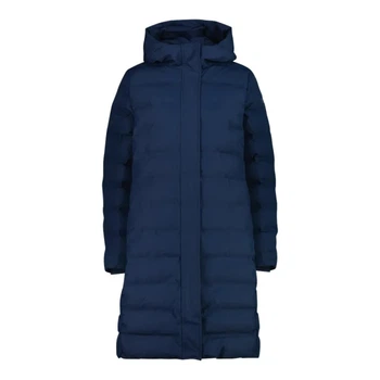 Куртка CMP Women's Long Padded Down Jacket with Hood Blue Ink M (1097-35K3676-M928 40)