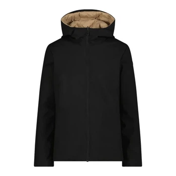 Куртка CMP Women's Reversible Hooded Jacket Black/Beige S (1097-35K3586-U901 38)
