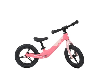 Беговел PROFI KIDS магниевая рама колеса 12 дюймов резина накладка на руле Розовый (LMG1255-5)