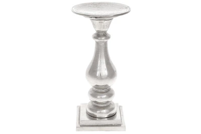 Свічник класичний 30см, колір - срібло (438-120)